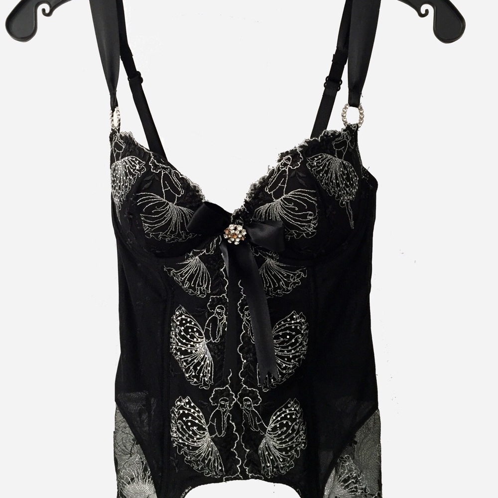 Victoria’s Secret Embroidered Burlesque Bustier